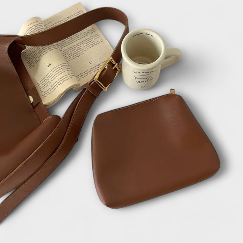 Olivia – Elegante bolso de hombro de piel