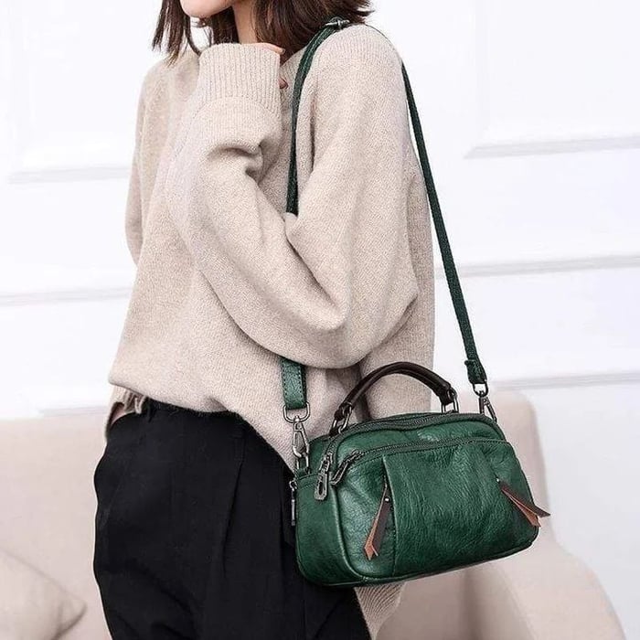 Penélope™ Estilo Exquisito | Bolso Suave con Múltiples Bolsillos 