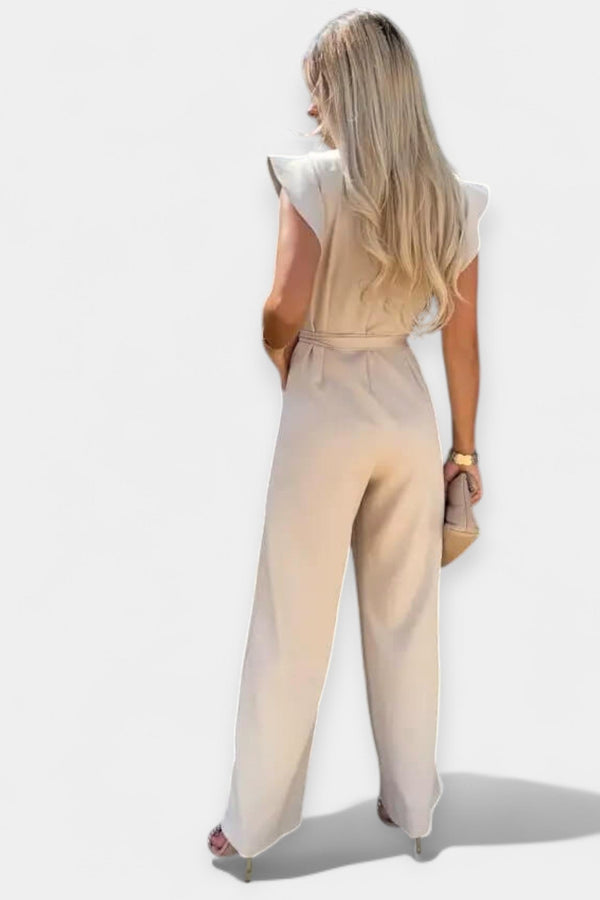 Mono largo con mangas de mariposa