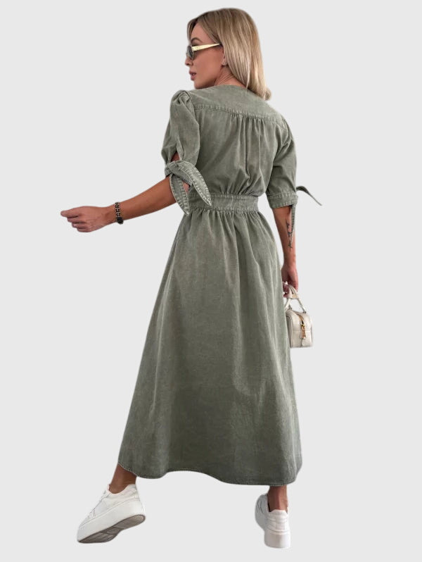 Sophia™ | Elegante vestido vaquero