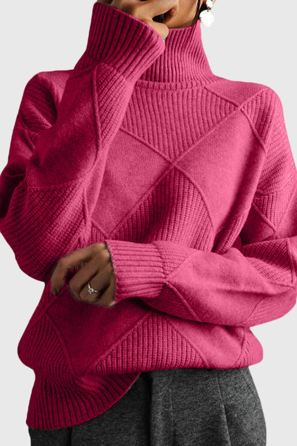 Angela™ - Suéter de cuello alto