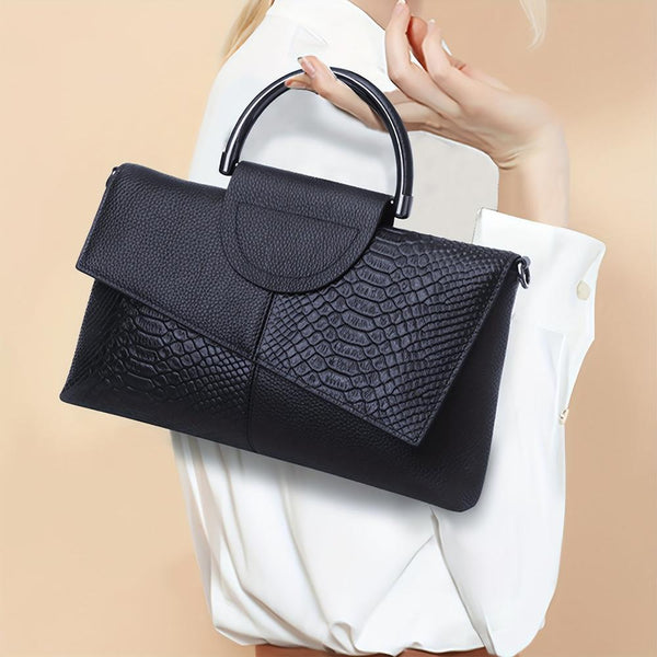 Grace™ Classic | Bolso de lujo con relieve de cocodrilo