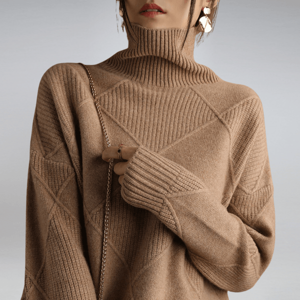 Alice | Suéter suave de cuello alto