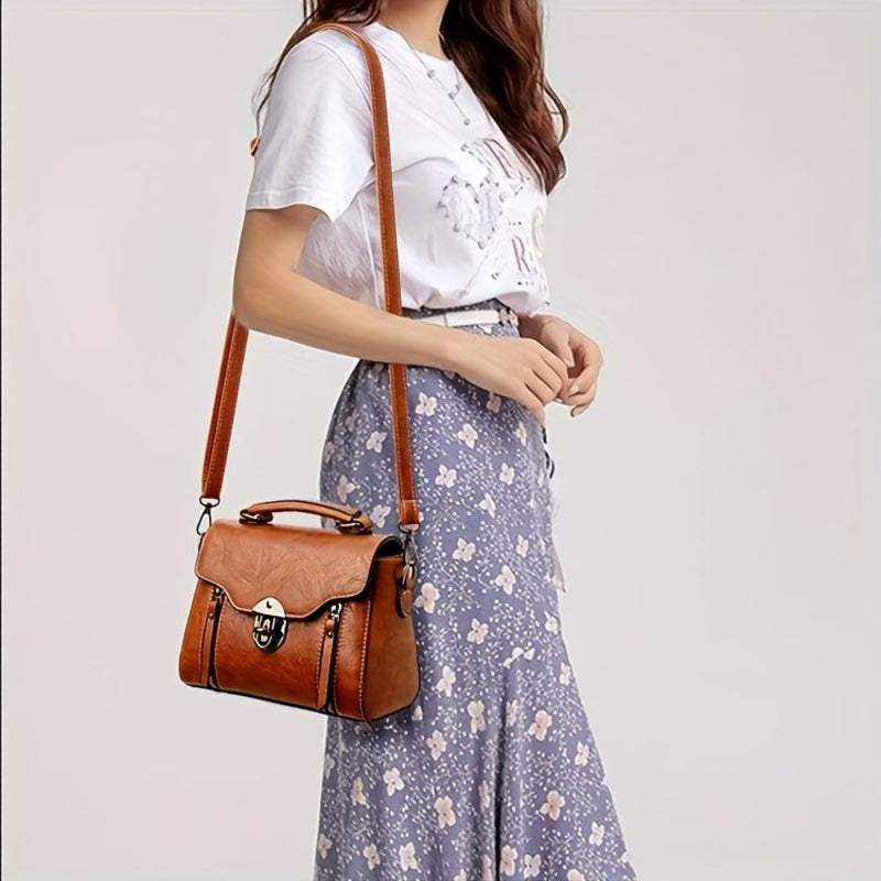 Zoe™ Elegancia atemporal | Bolso vintage con solapa