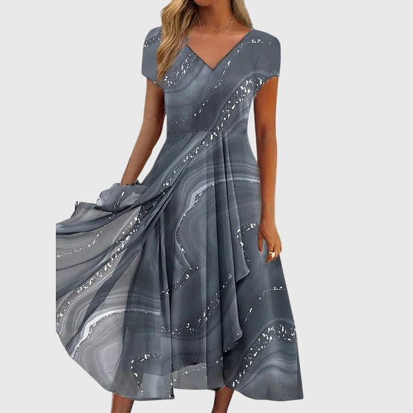 Aubrielle™ | Vestido midi fluido