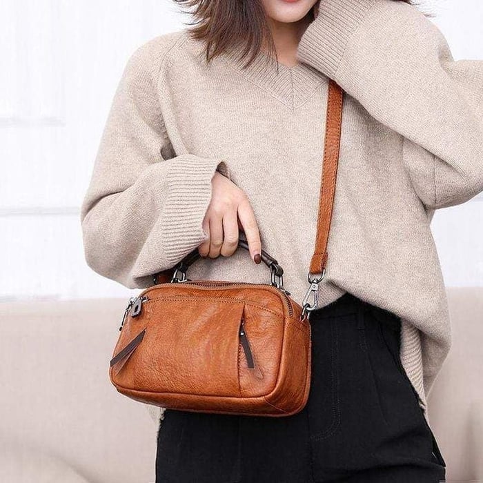 Penélope™ Estilo Exquisito | Bolso Suave con Múltiples Bolsillos 