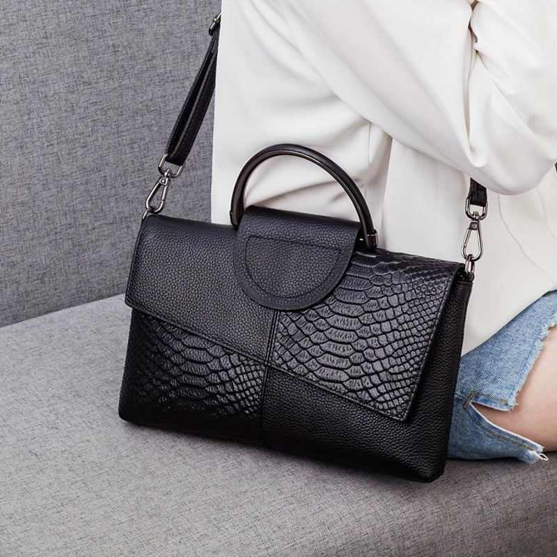 Grace™ Classic | Bolso de lujo con relieve de cocodrilo