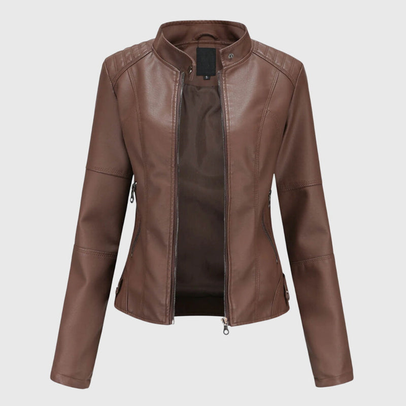 Giorgina™ - Elegante chaqueta de cuero para mujer