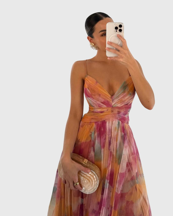 Giselle™ | Vestido largo floral