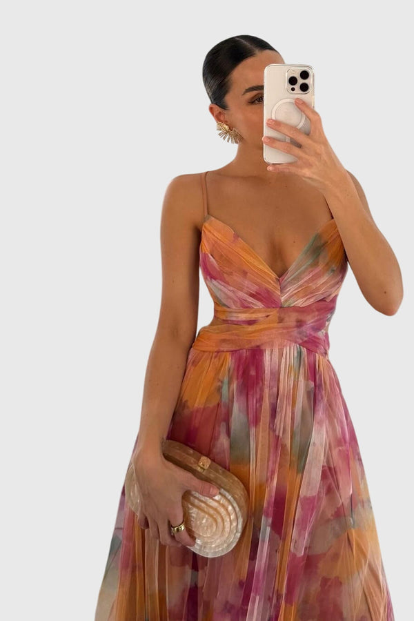 Giselle™ | Vestido largo floral