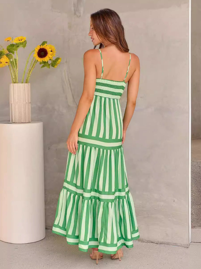 Vestido largo Coastal Vibes: comodidad y color en uno
