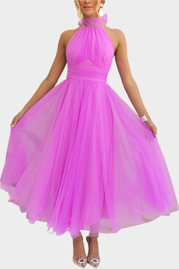 Encaje floral midi