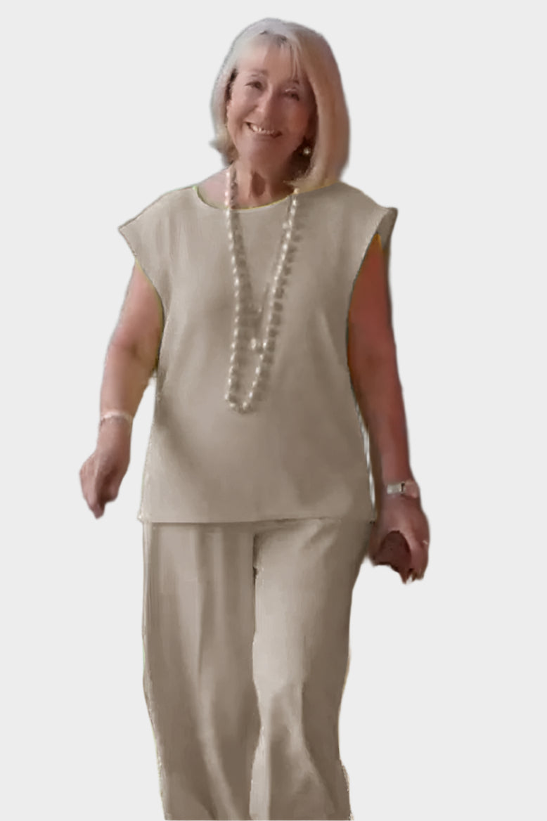 Conjunto de ropa elegante y cómodo