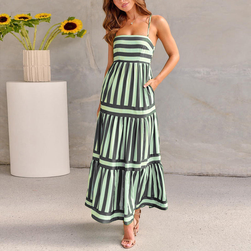 Vestido largo Coastal Vibes: comodidad y color en uno
