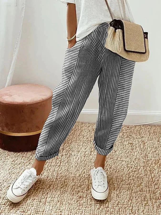 Donna™ - Pantalones de rayas