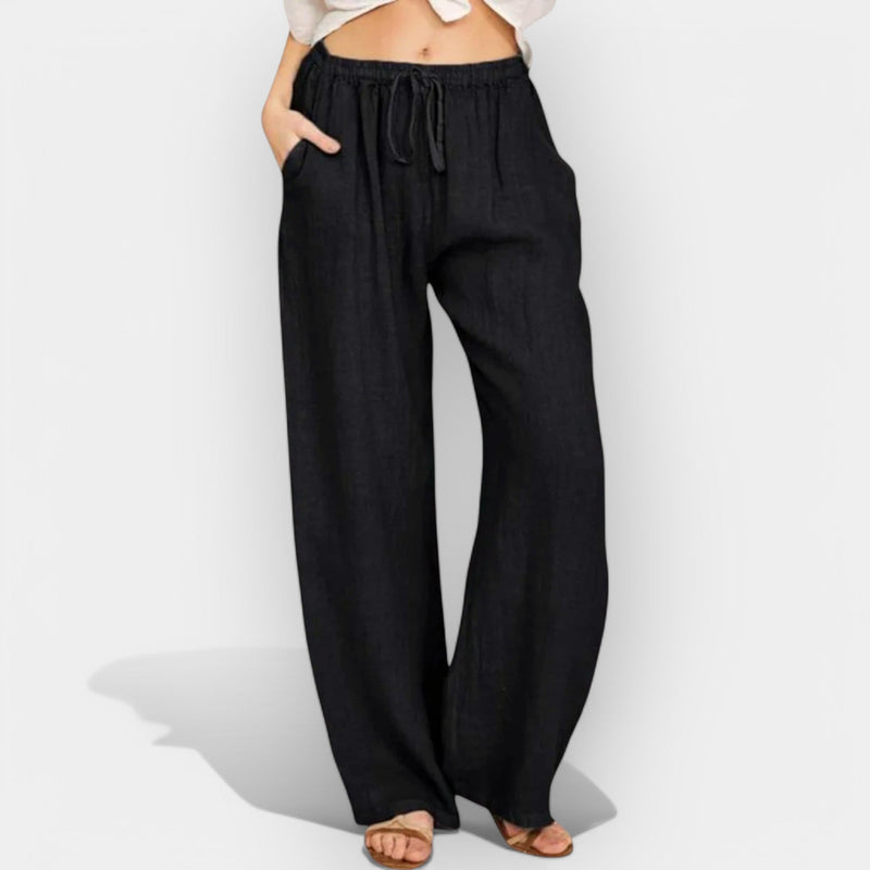 Pantalones de lino aireados