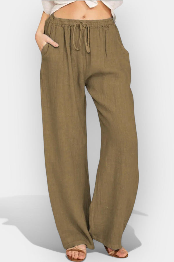 Pantalones de lino aireados