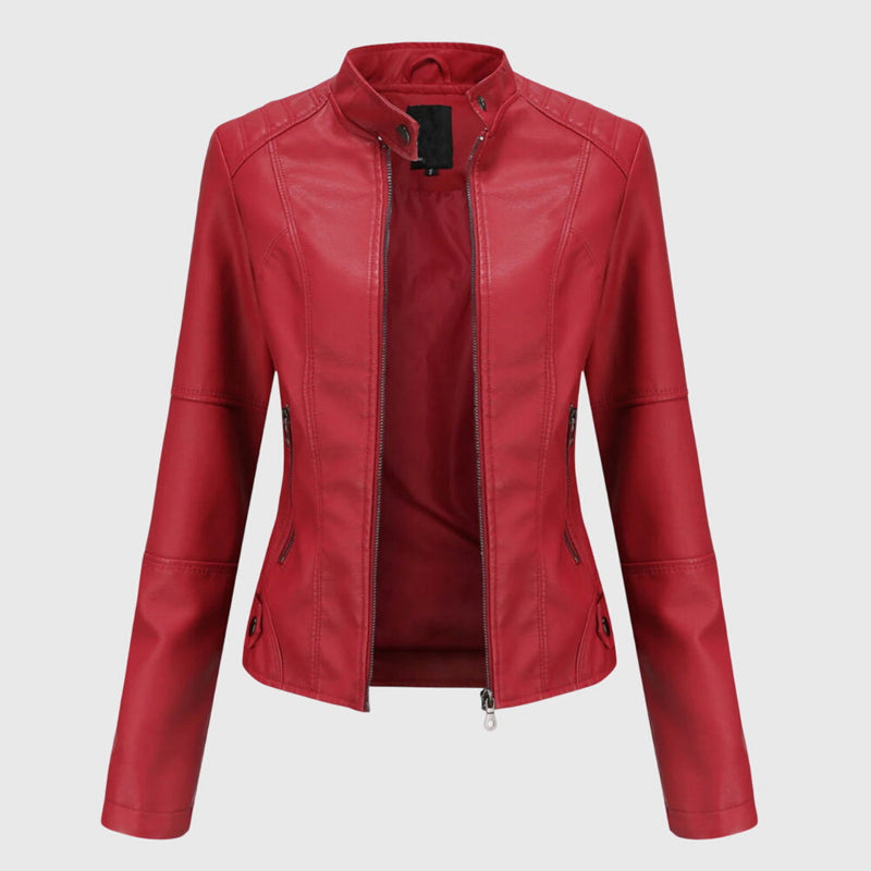 Giorgina™ - Elegante chaqueta de cuero para mujer