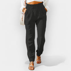 Pantalones de cintura alta para mujer