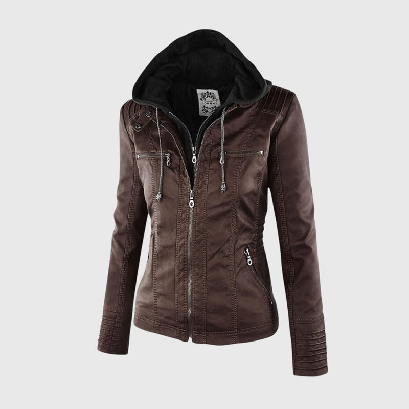 KAROLINE™ La elegante y única chaqueta de cuero