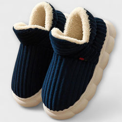 Bina - Pantuflas Pilou Pilou en Azul Marino