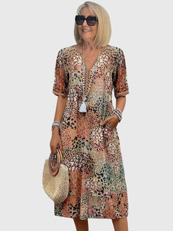 Bella | Elegante vestido midi floral