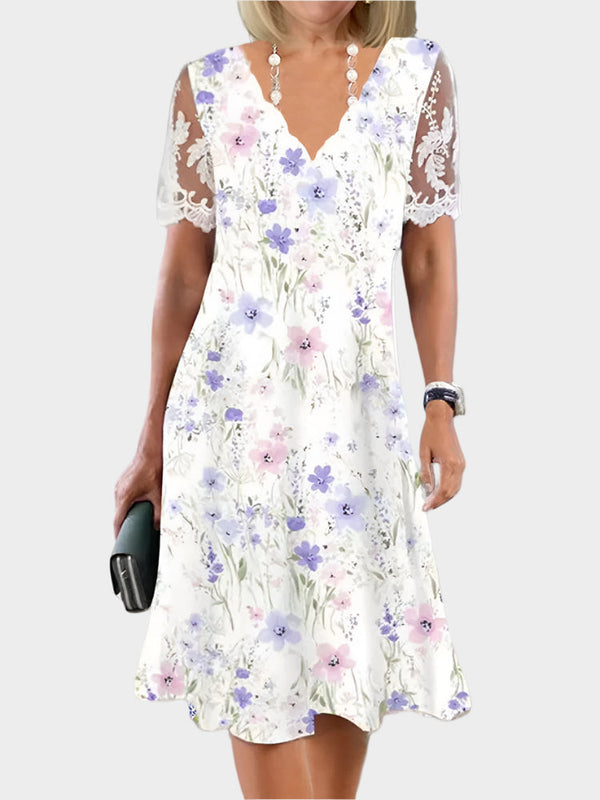 Vestido midi romántico