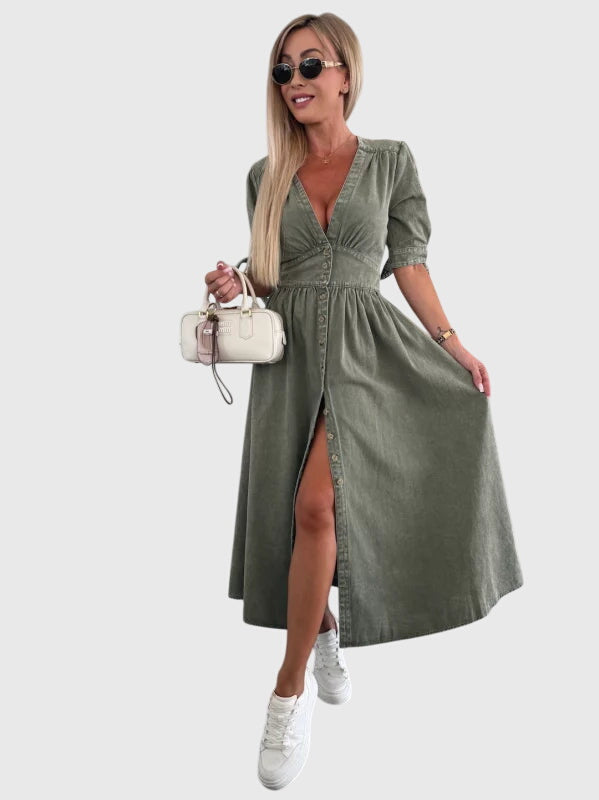 Sophia™ | Elegante vestido vaquero