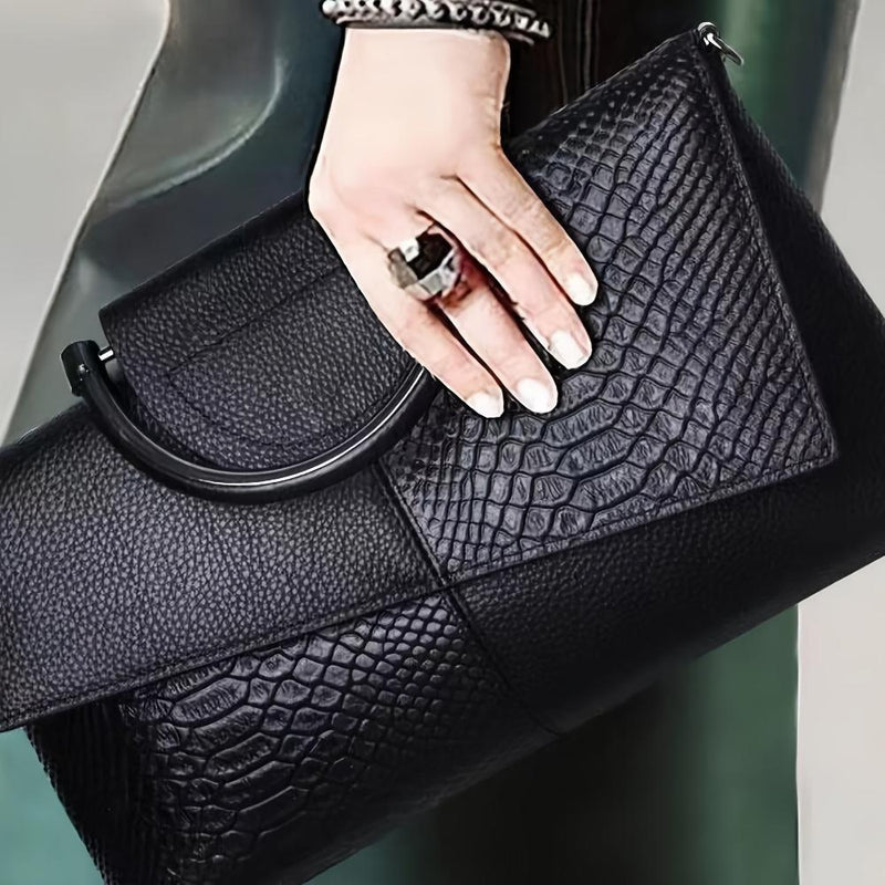Grace™ Classic | Bolso de lujo con relieve de cocodrilo