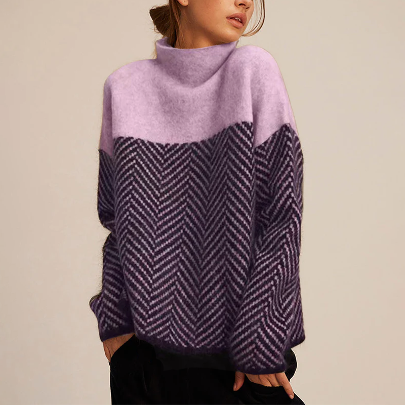 Imani | Suéter cómodo de cuello alto