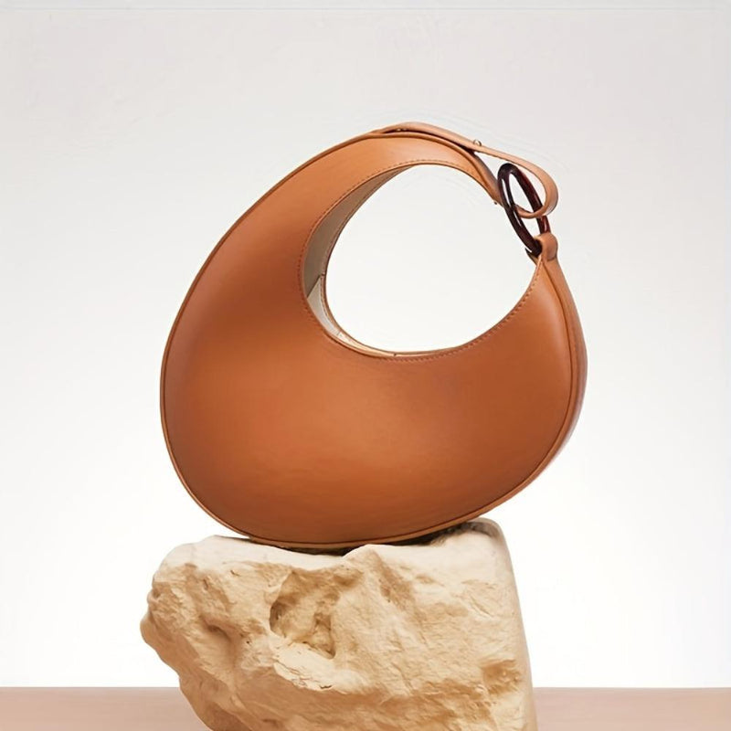 Sophia™ Minimalista Moderno | Bolso Hobo Elegante de Color Sólido