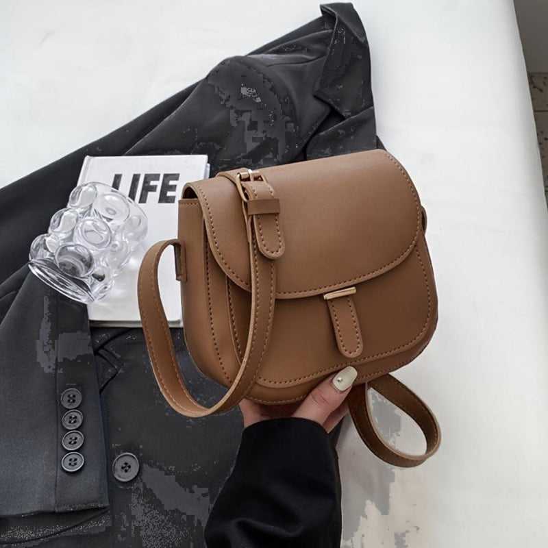 Aria™ Retro Grace | Elegante bolso bandolera Saddle