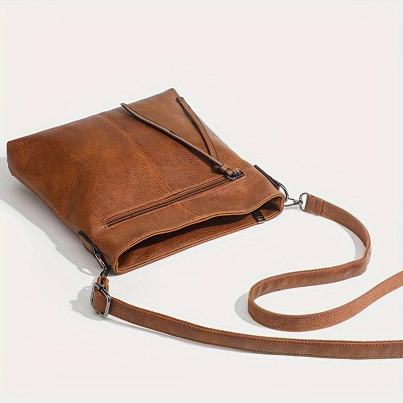 Addison™ Elegancia sencilla | Bolso bandolera cuadrado retro