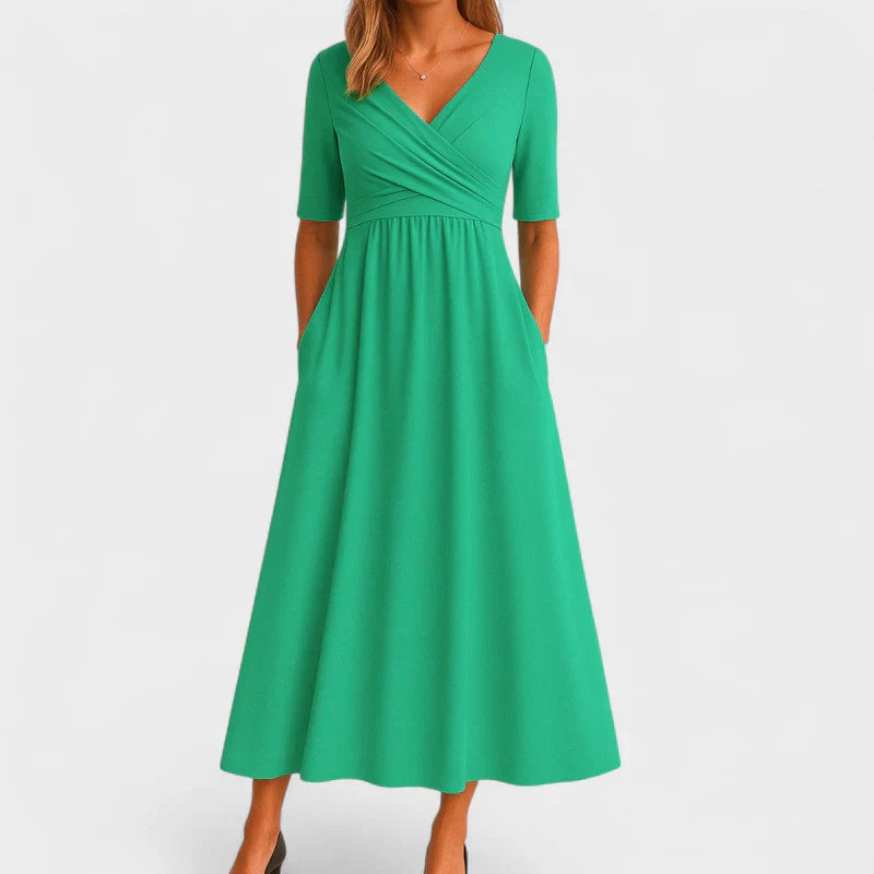 Phoebe | Elegante vestido midi
