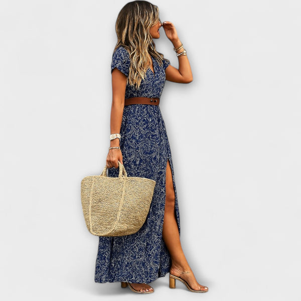 Carmella - Vestido largo estilo bohemio