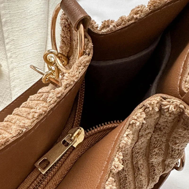 Meiduole™ - Elegante bolso tote de pana 