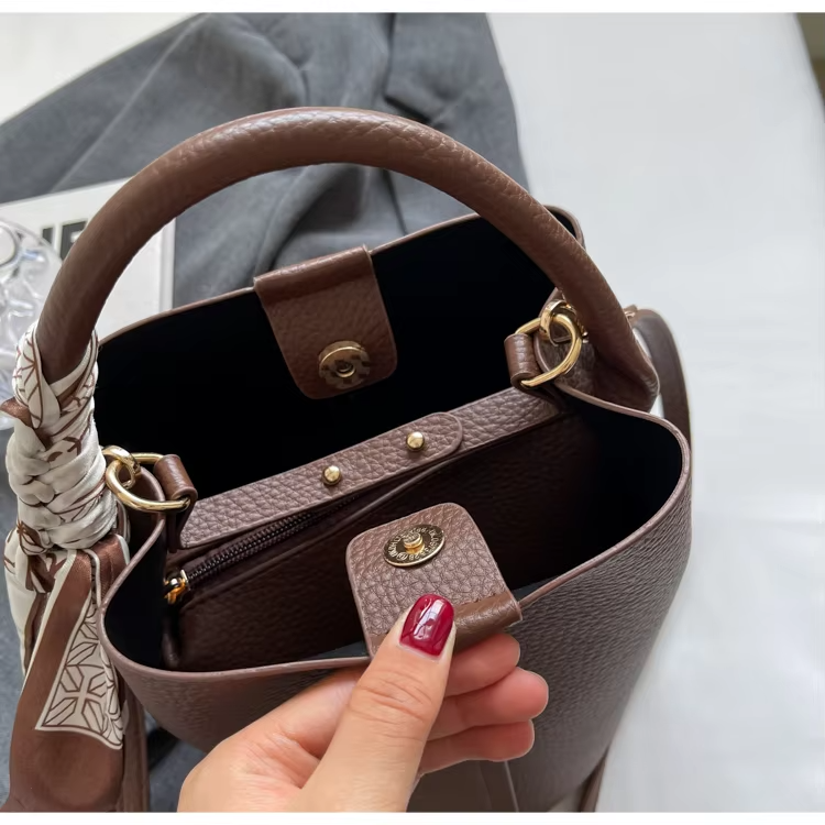 Abigail™ - Bolso estilo cubo retro