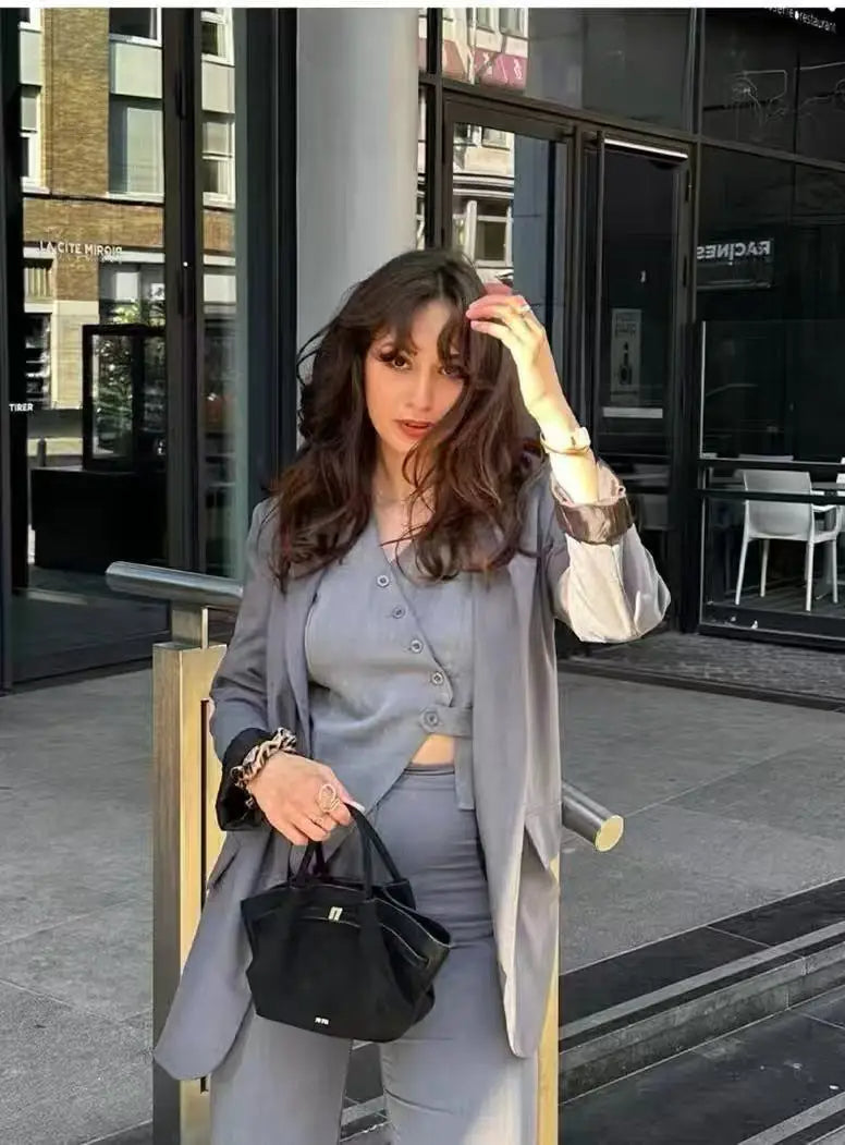 Riley™ - Bolso de ante y micropiel para axilas