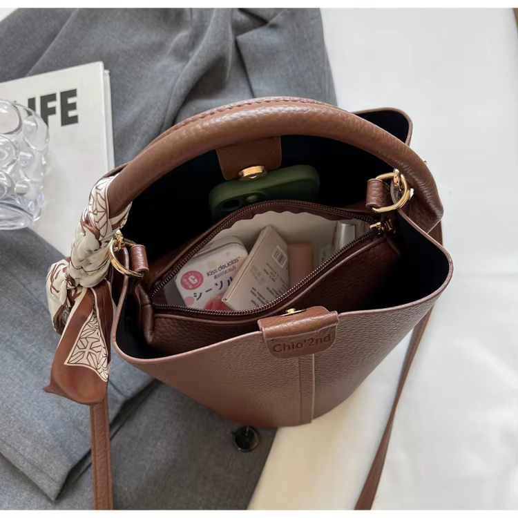 Abigail™ - Bolso estilo cubo retro