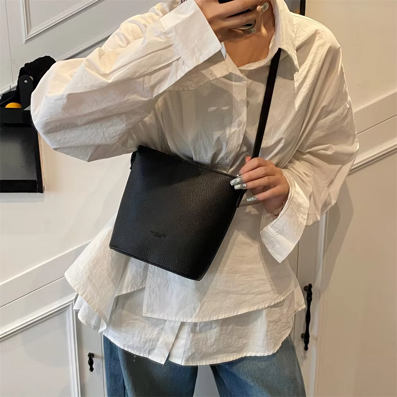 Aubrey™ - Elegante mini bolso de hombro tipo cubo