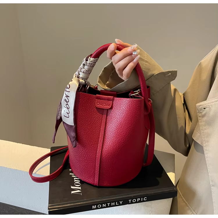 Abigail™ - Bolso estilo cubo retro