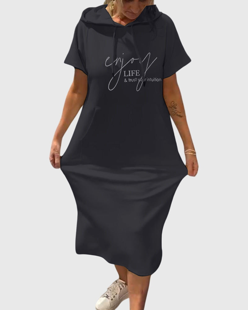 Marlowe™ | Vestido informal con capucha