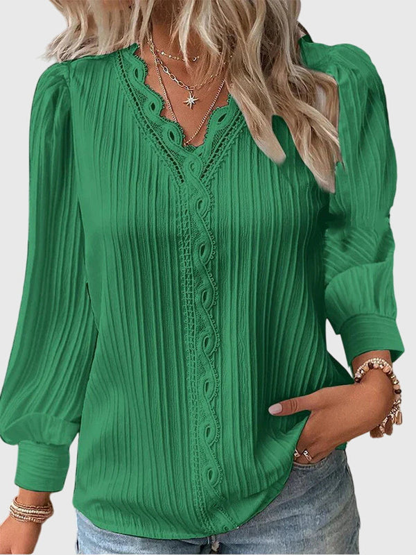 Andrea™ | Elegante blusa tipo jersey
