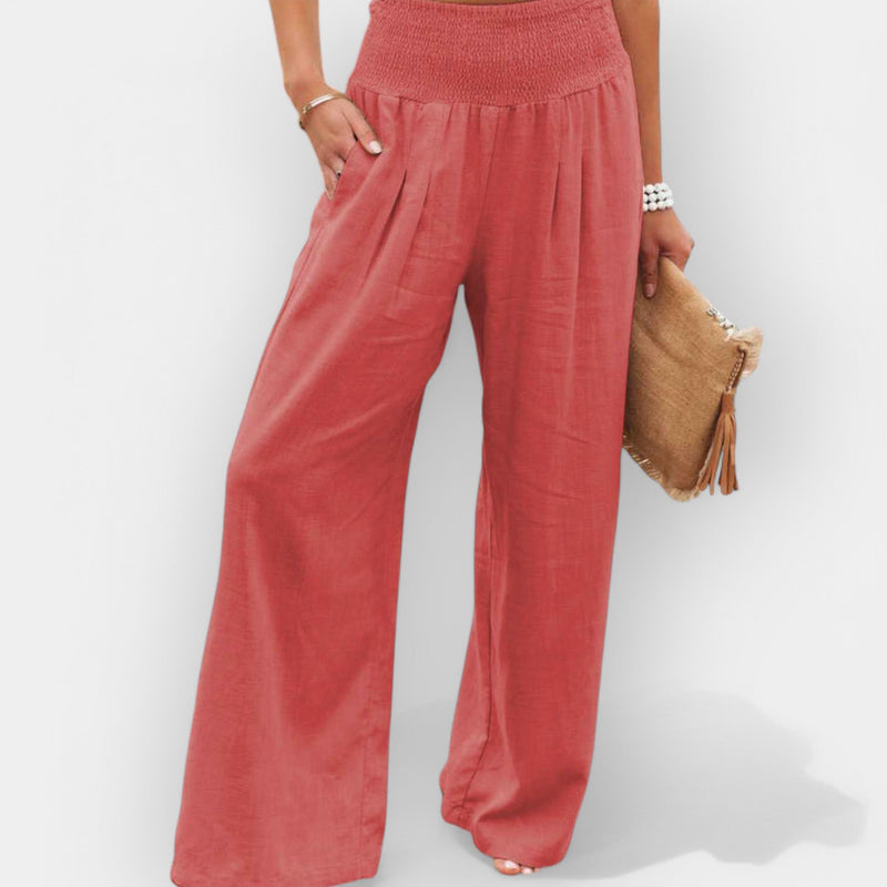 Pantalones anchos cómodos