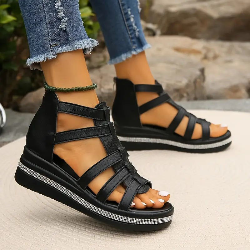 Ópalo | Elegantes sandalias de cuña