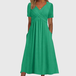 Viola™ | Vestido midi con control de abdomen
