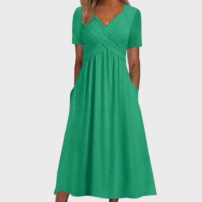 Viola™ | Vestido midi con control de abdomen