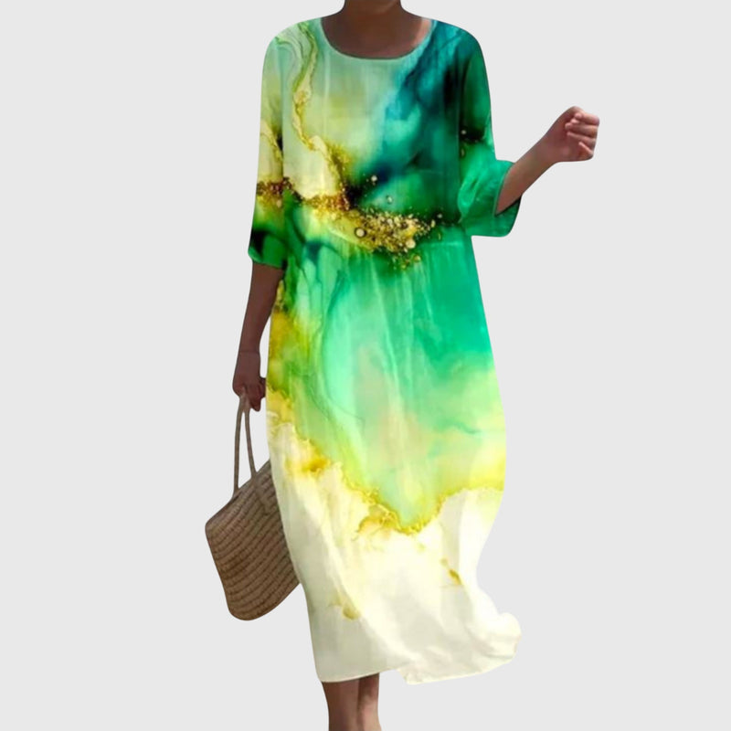 Hayley™ | Elegante vestido largo floral