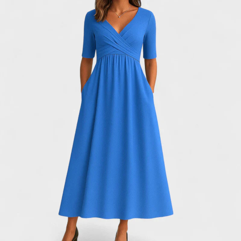 Phoebe | Elegante vestido midi