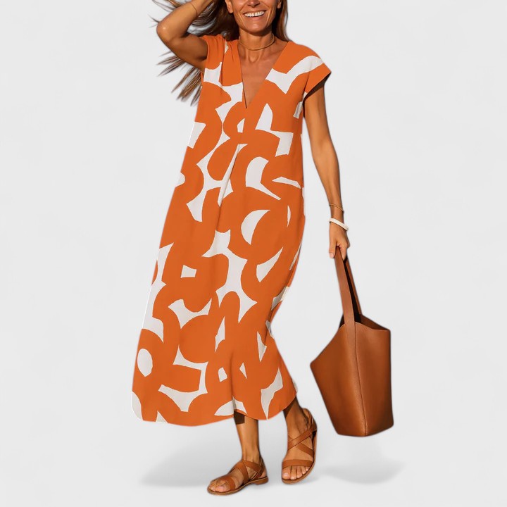 Valery™ | Vestido fluido con escote en V